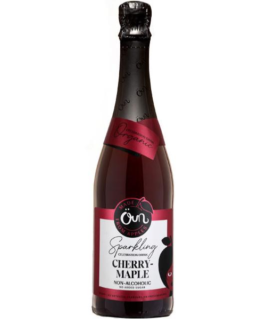 Cherry-maple sparkling drink (0% alc)