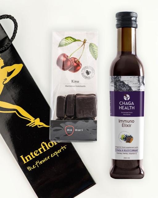 Imūneliksīrs Čaga & upenes un ķiršu marmelāde