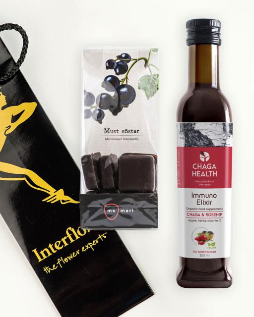 Imūneliksīrs Čaga & mežrozīte un upeņu marmelāde