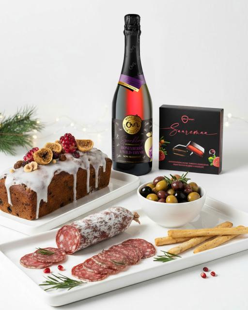 Maza gardēžu kaste ar dzirkstošu dzērienu (0% tilp.)